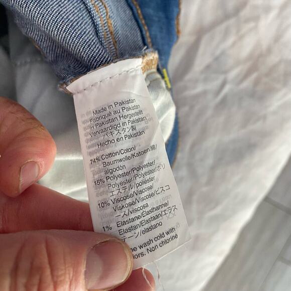 Madewell Light Blue Cali Demi-Boot Jeans in Marco Wash High-Rise Stretch 26 - Picture 8 of 8